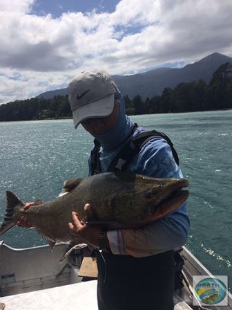 Fotos da pesca esportiva em Chaiten no Chile